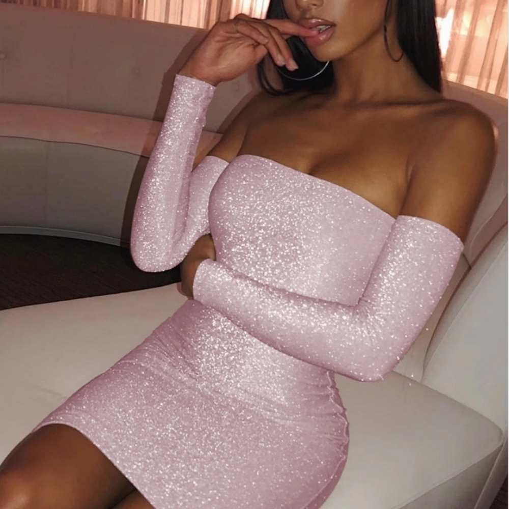 Babyboofashion off shoulder mini dress